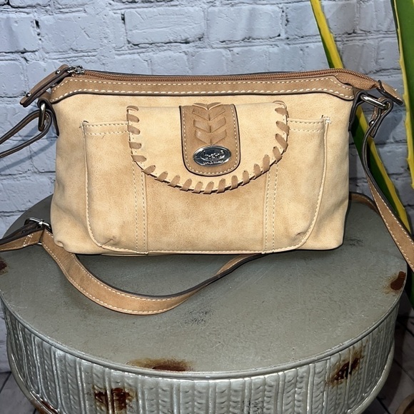 BOC by Born Concepts Whipstitch Bag in Vegan Leather - Picture 1 of 7